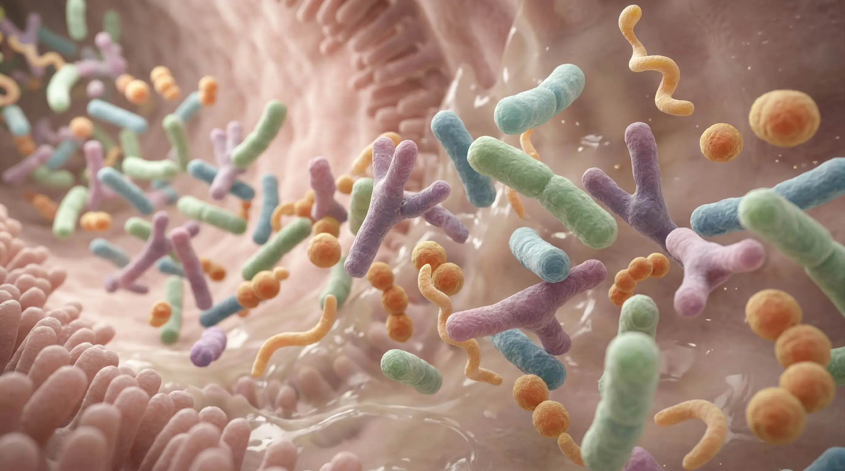 腸内細菌・腸内フローラのイメージ