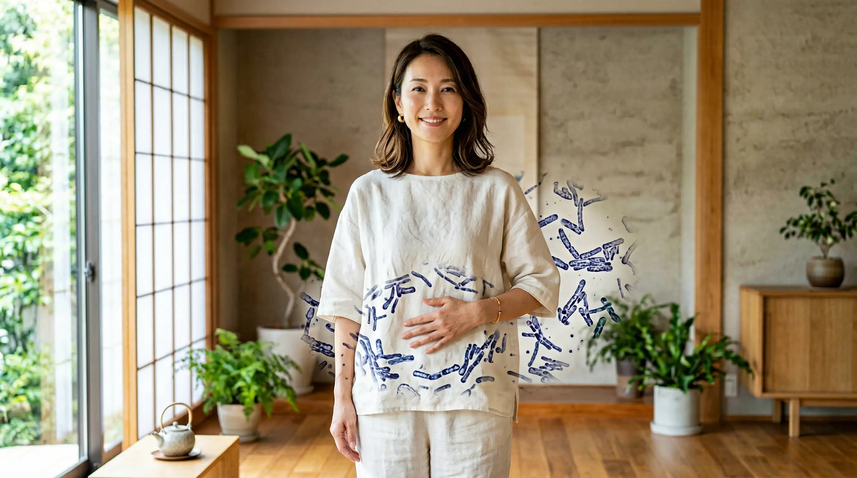 プロバイオティクスとは──ヨーグルトや発酵食品に含まれる生きた菌のイメージ